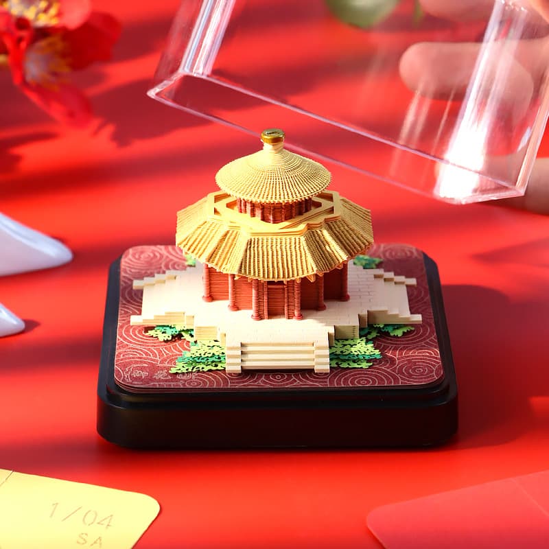Wholesale Forbidden City Cultural Products Imperial Garden 3D Sticky Notes Scenic Spot Creative Souvenir Gift 2026 Paper Carving