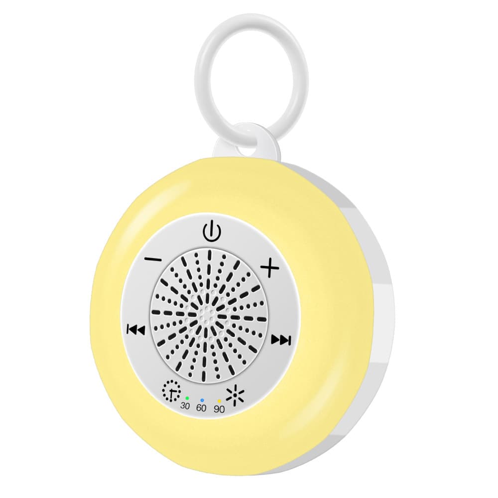 Custom Mold Ready-to-ship Portable White Noise Sleep Machine with Music and Warm Night Light for Babies