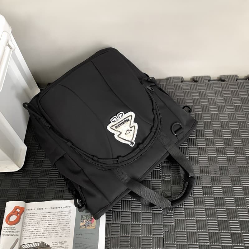 Multifunctional Tutoring Bag for Elementary and Middle School Students, Single-Shoulder Backpack, College Class Bag, Handheld Schoolbag for Women
