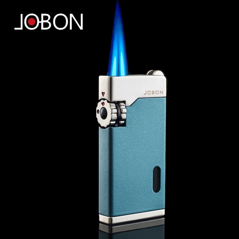 Jobon Zhongbang 999 Double Direct Punch Windproof Lighter, Personalized with Transparent Window Cigar Lighter Wholesale