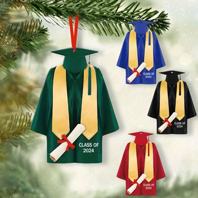 2024 Graduation Ceremony Pendant Ornament Graduation Gown Decoration Gifts