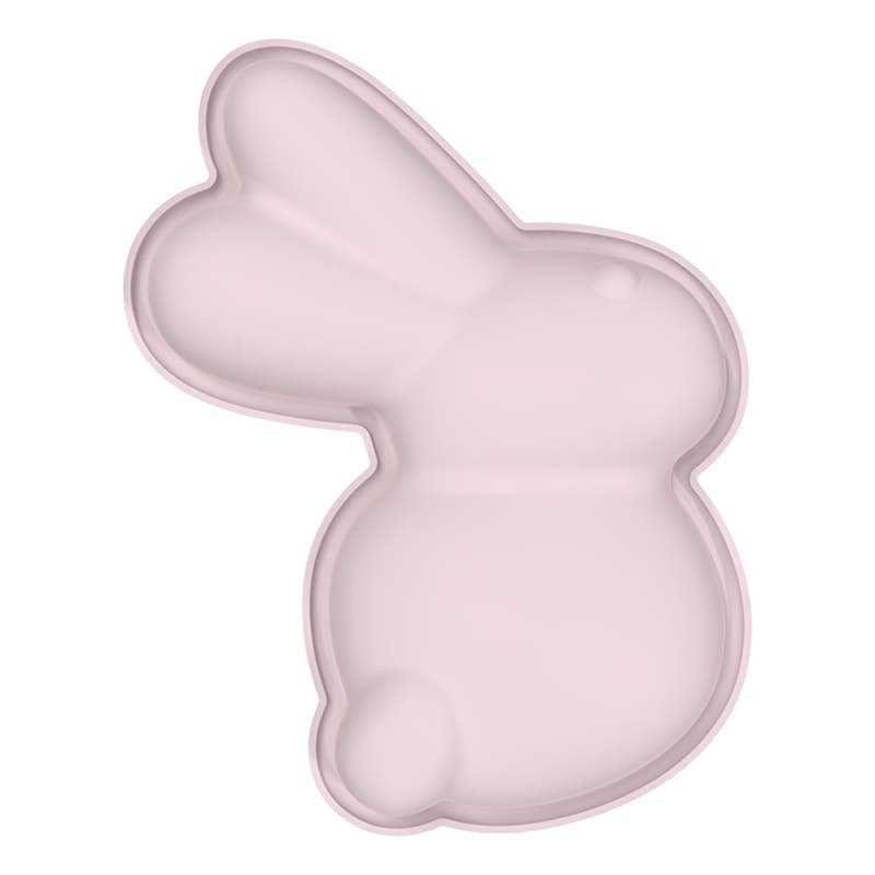 Cartoon Rainbow Silicone Cake Mold Layered No-Cut Chiffon Baking Tool 6-Inch Rabbit Baking Pan Pizza Pan