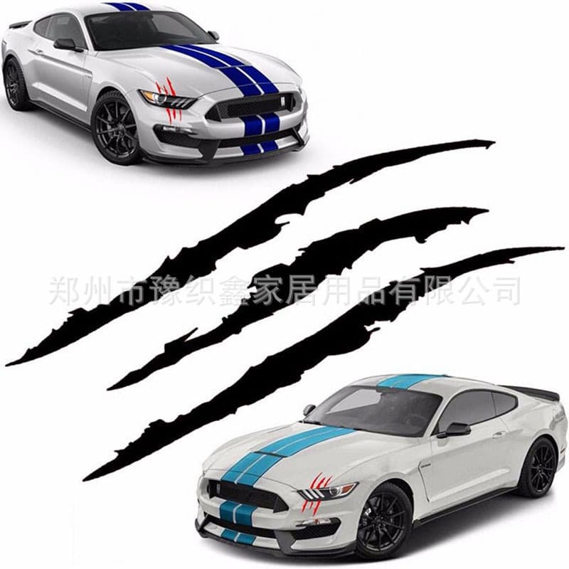 Hood light eyebrow scratch sticker, car headlight sticker, claw creative scratch sticker, modified personalized ghost claw sticker