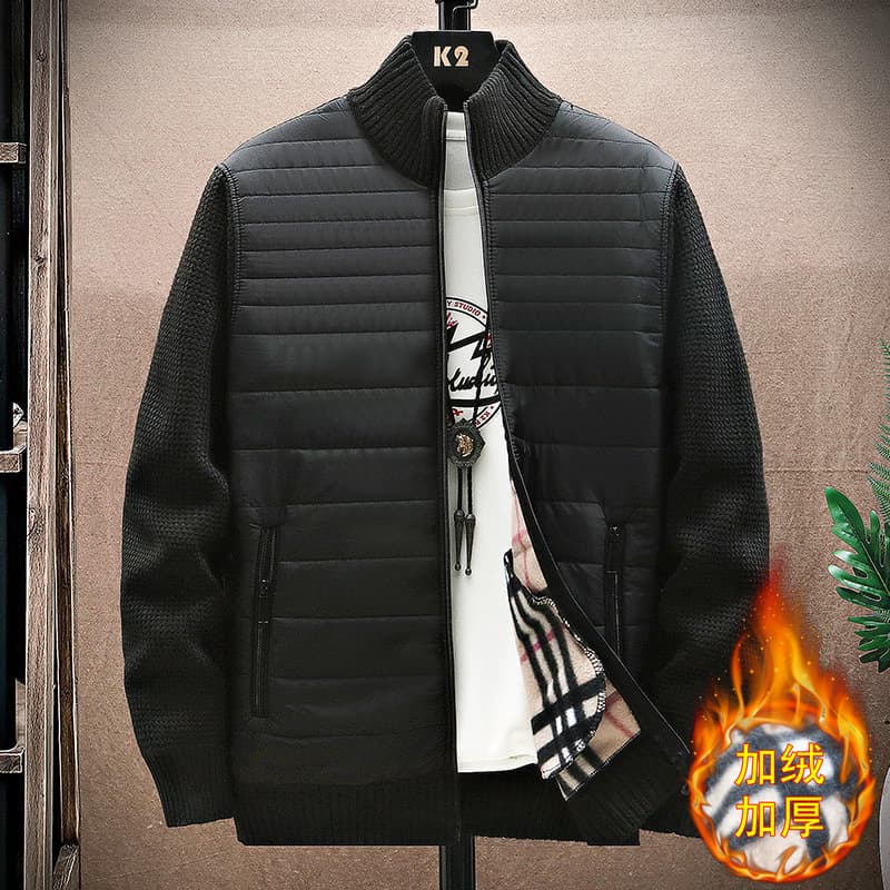 Cross-border exclusive for autumn and winter simple new casual men's fashion sweater jackets men's Korean style jackets wholesale