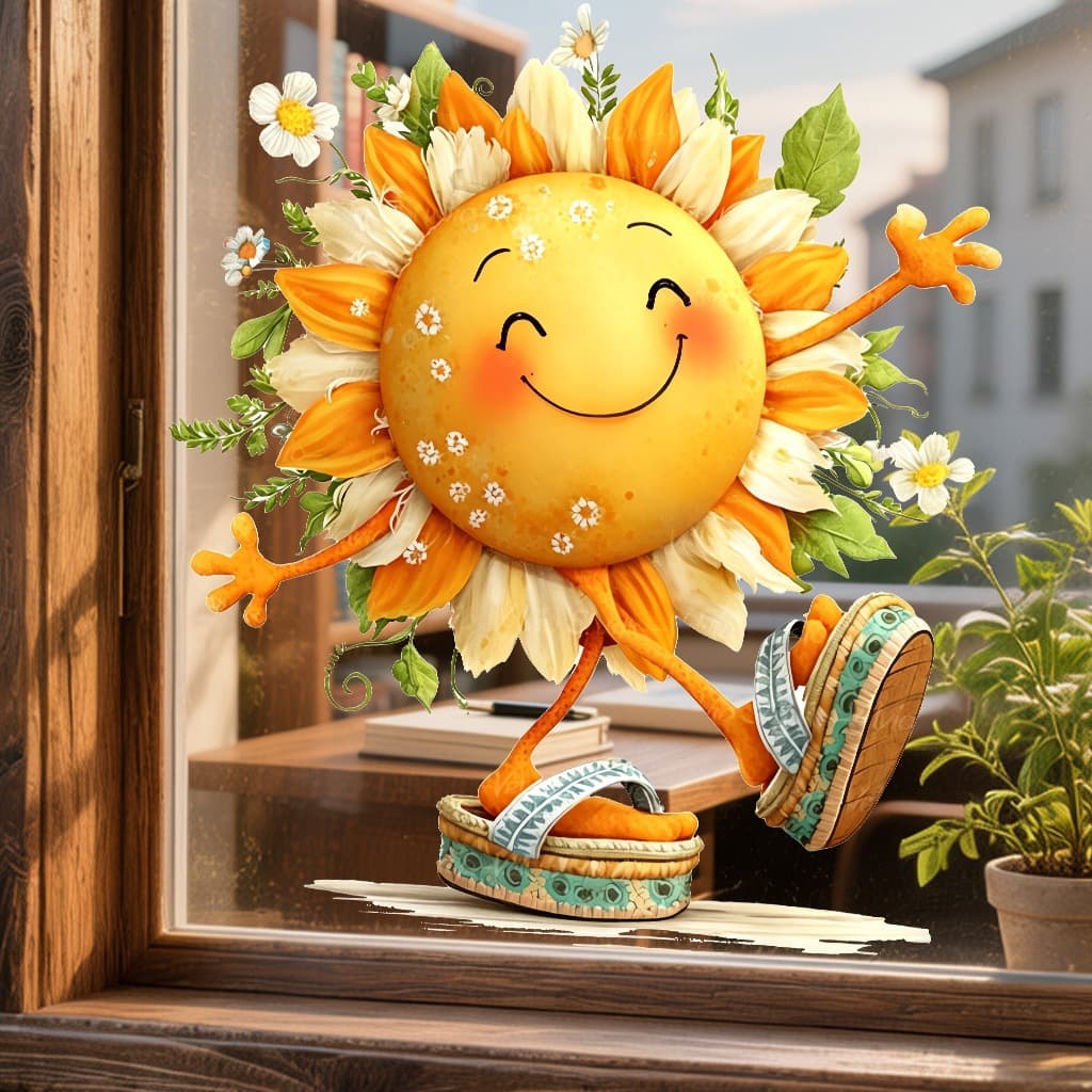 2026 New Self-Adhesive Sunflower Sticker Wall Decal for Living Room Bedroom Wallpaper Decorative Waterproof Sticker