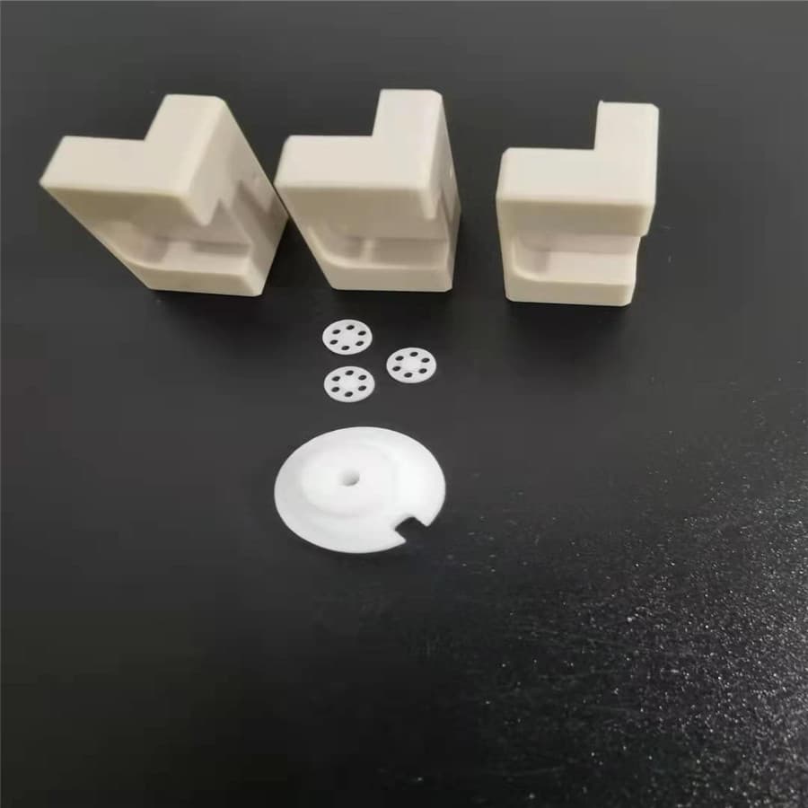 PTFE insulator processing, PTFE insulating column special-shaped parts, custom Teflon dielectric accessories from provided drawings