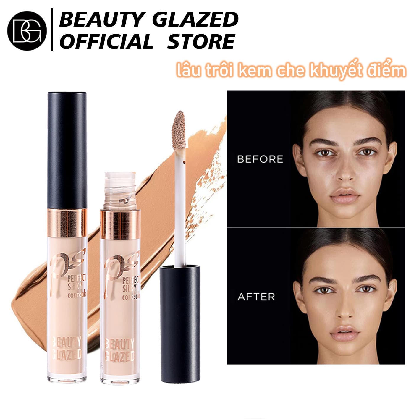 beauty glazed pre-makeup concealer concealer with strong covering ability cross-border