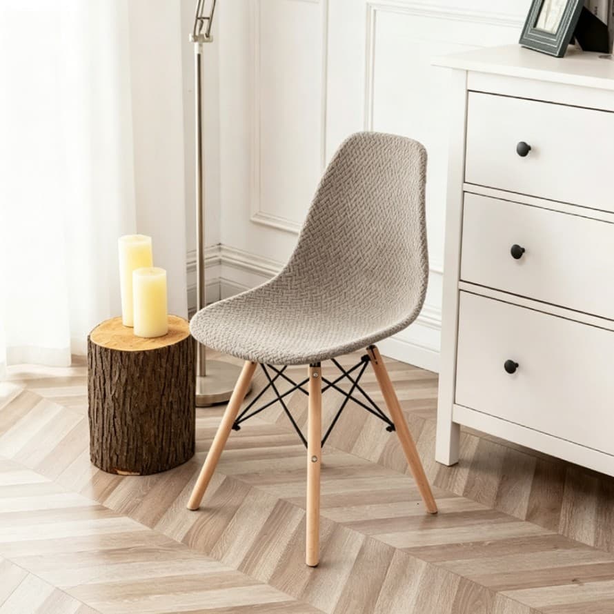 T-shaped thin shell chair cover household chair cover dining chair cover all-inclusive household irregular seat cover four seasons