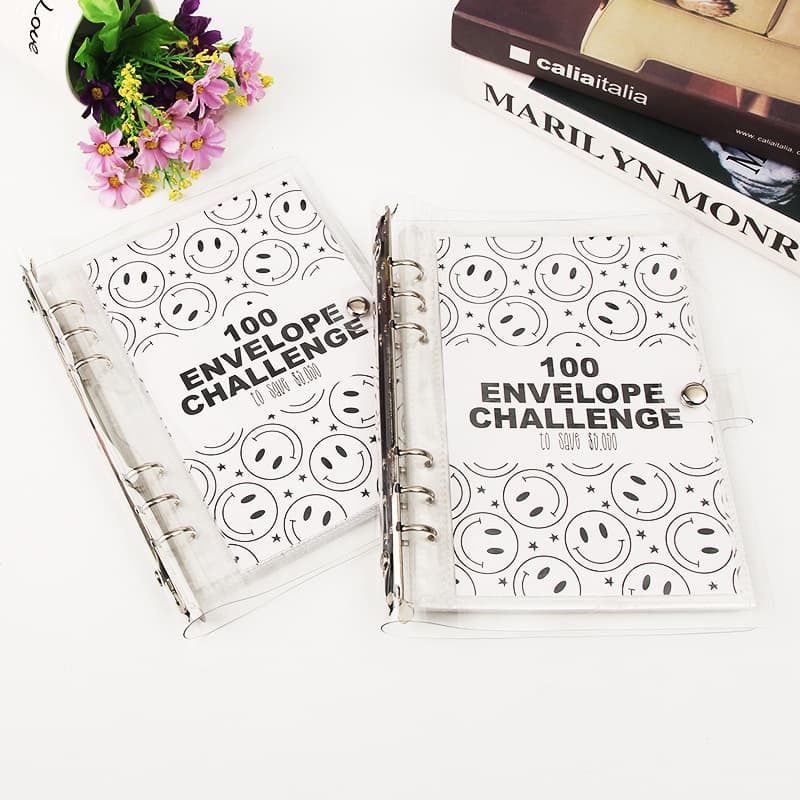 Cross-border Couple 100-Day Money Saving Challenge Savings Binder 100 Envelope Challenge Binder