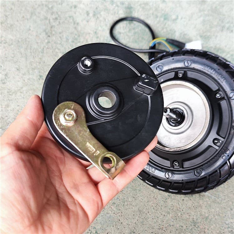 8-Inch Electric Scooter Brake Cover 200*50 Motor Drum Brake Cover Brake Pad Box Cover Brake Assembly Accessories