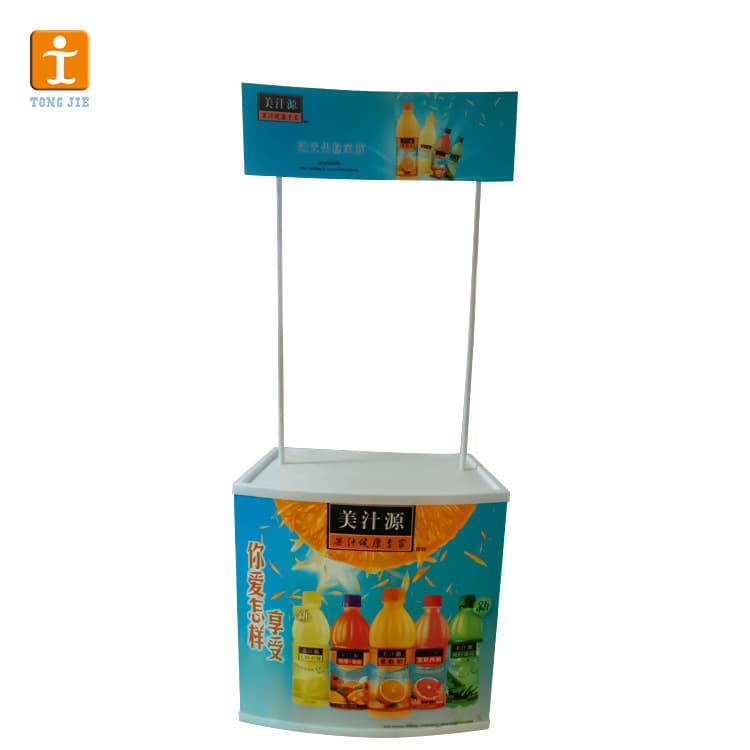 PP Promotion Table Cross-Border Source Thickened Plastic Promotion Table Tasting Table Portable Folding Food and Beverage Display Table