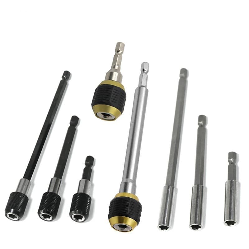 Hex Quick-Release Self-Locking Extension Rod Magnetic Bit Extension Bar Socket Driver Quick Adapter Extension Rod