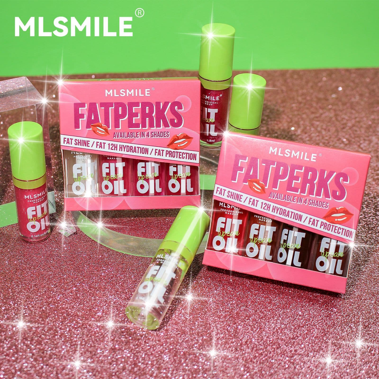 Cross-border Exclusive Clear Lip Oil Set, Mirror Water Glass Lip, Moisturizing, Nourishing, Long-lasting Color Cosmetics, Non-stick Lip Gloss