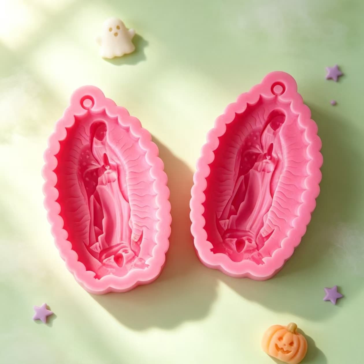 Little Angel Keychain Silicone Mold Candle Aromatherapy Plaster Soap Home Candle Ornament Silicone Mold
