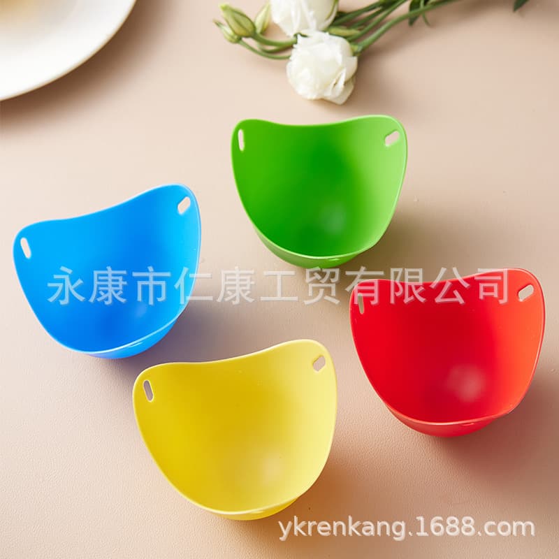 Silicone Egg Cooker Food-Grade Wholesale Microwave Non-Stick Egg Fryer Multifunctional Household Egg Steamer Egg Tray