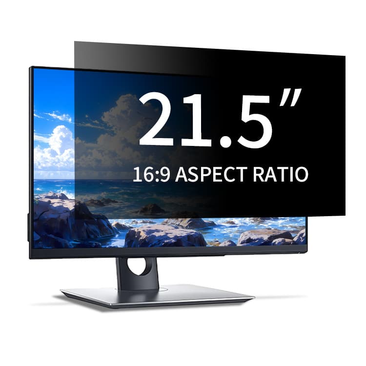 Factory wholesale screen privacy film 21.5-inch 24-inch desktop computer anti-reflection anti-spy privacy film cross-border
