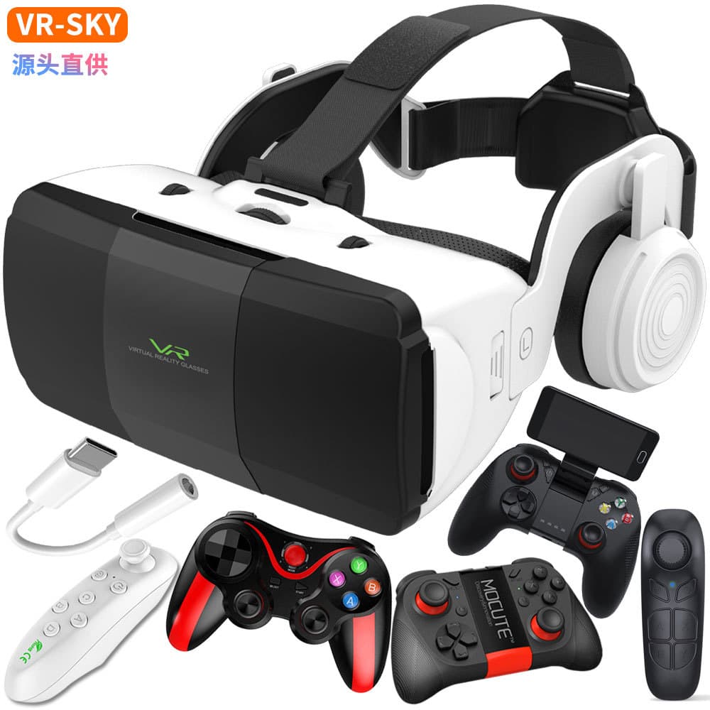 Cross-border Hot-selling New 3D Glasses Metaverse Blue Light Portable Mobile Phone Virtual Reality Gaming Headset VR Glasses