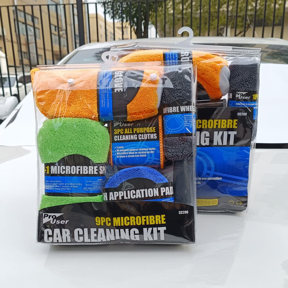 9-Piece Car Wash Kit Car Cleaning Set Wheel Brush Car Cleaning Supplies Car Wash Car Wash Gloves Nine-Piece Set Wholesale