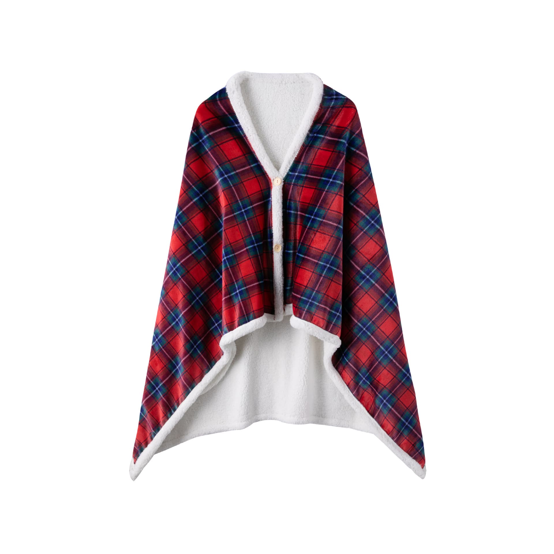 Red simple home pajamas set for couples, all-in-one wearable blanket nightgown, low-key luxury and comfortable