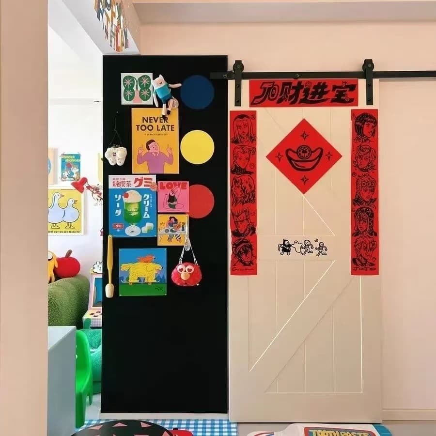 Felt wall stickers photo wall background board felt board cork board vision board display wall stickers nail-free wall stickers manufacturer