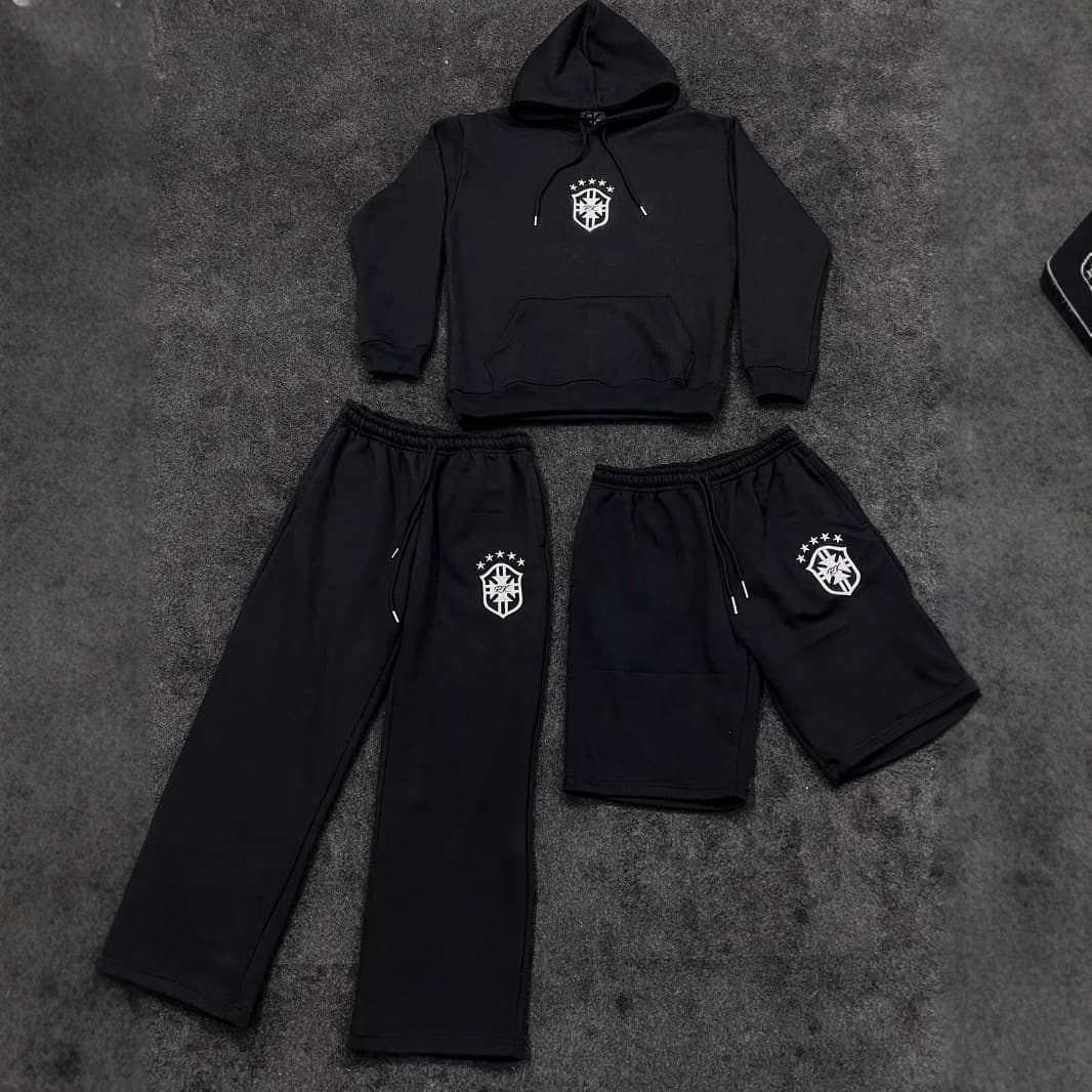 European and American wholesale personalized embroidered hoodie, sweatpants, shorts set, retro jacket, streetwear Y2K
