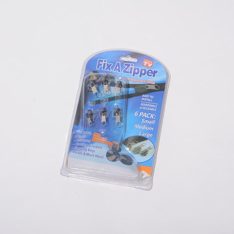 Fix A Zipper 6 Pack Zipper Head Repair Kit For Broken Zippers Easy To Use Durable Plastic Pulls