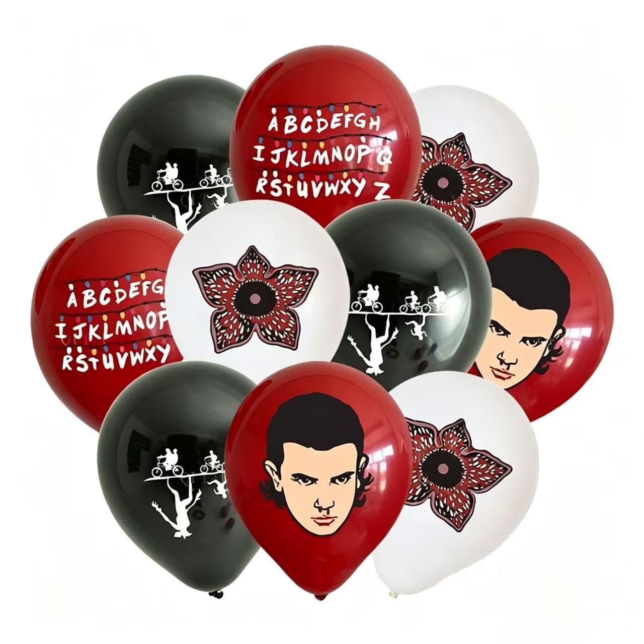 Stranger Things themed balloon party decoration Stranger Things latex balloons
