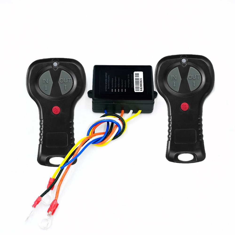 [Built-in battery] Car electric winch, relay winch control system, wireless switch off-road winch