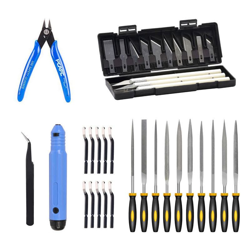 3D Printing Model Repair Tool Set Carving Knife File Trimming Knife Kit Model Polishing Trimming Set