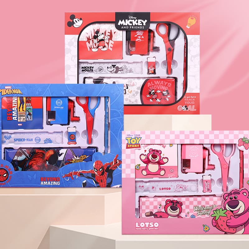 Disney Authentic Frozen Mickey Mouse Stationery Set Gift Prize Present Learning Stationery Gift Box Wholesale