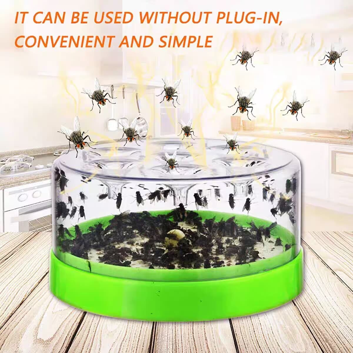 Cross-border Fly Trap for Home, Outdoor Farms, Restaurants - Automatic Cockroach and Mosquito Catcher, Fly Killer