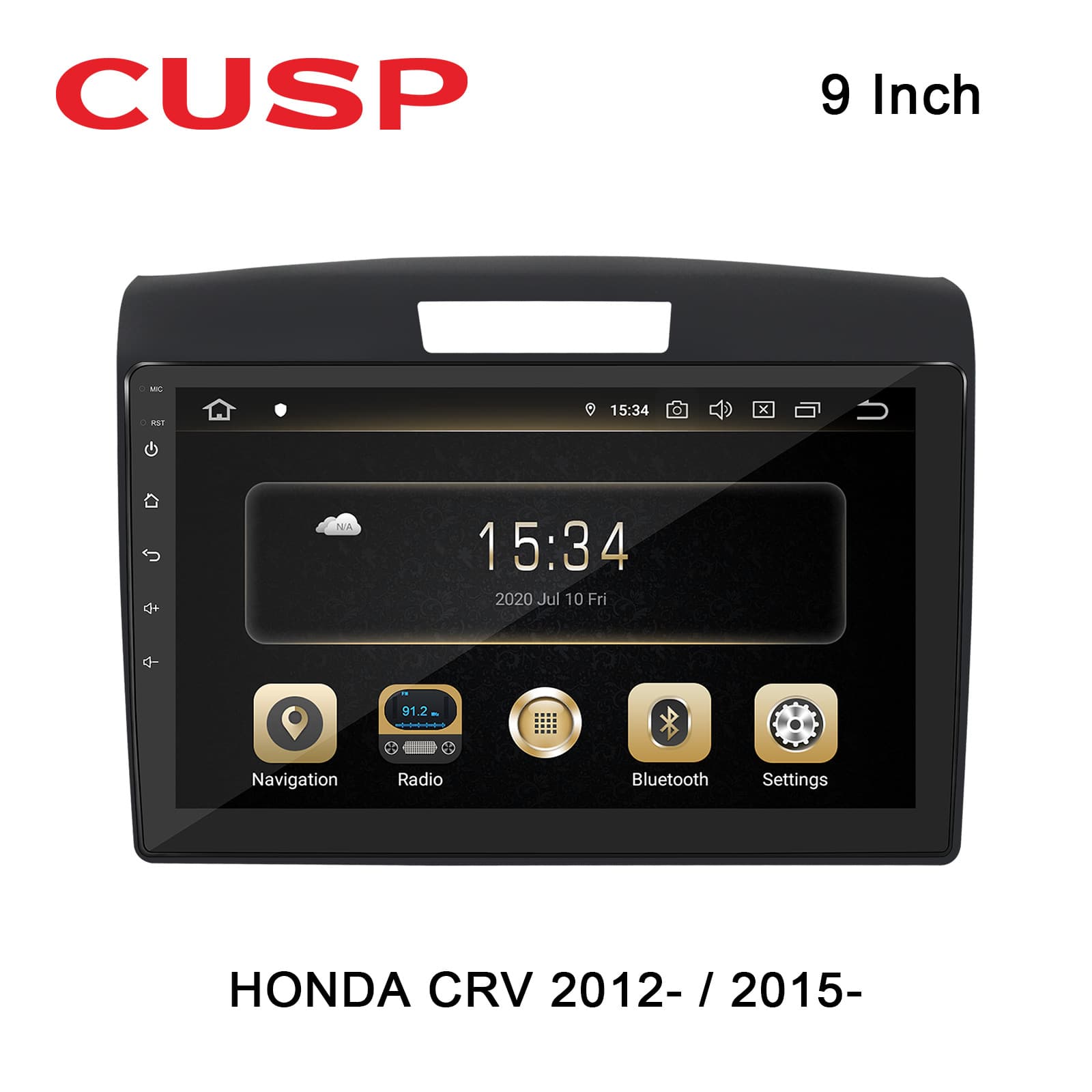 9inch Suitable for Honda Crv 2012- Android Auto Large-Screen Navigation Machine Bluetooth Fm Stereo Radio