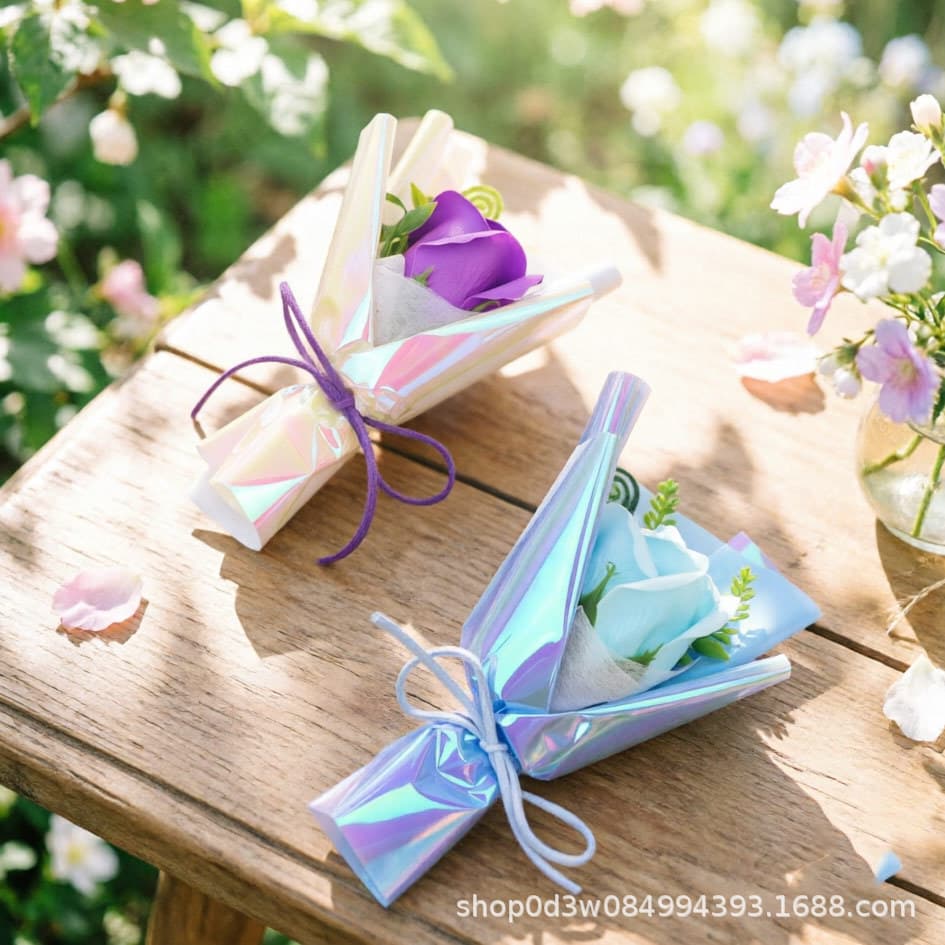Mini Rose Bouquet Finished Dreamy Small Bouquet Gift for Friends, Lovers, Mom Friendship Bouquet