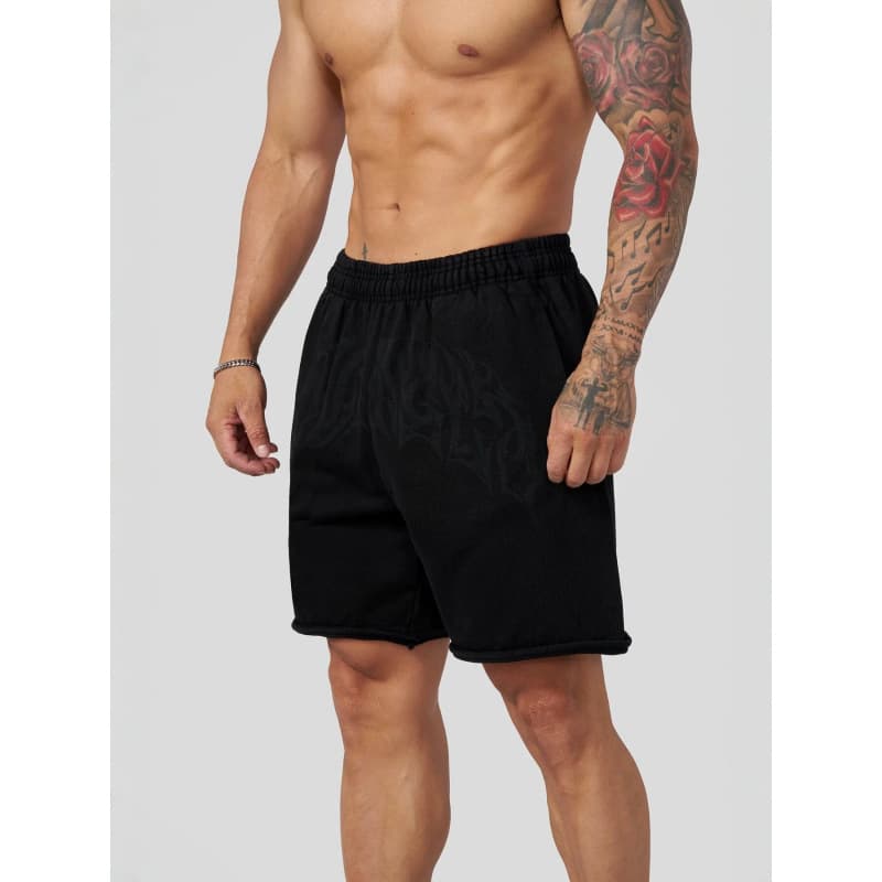 YOUNGLA trendy brand men's printed sports fitness shorts summer casual trendy brand basketball running pants