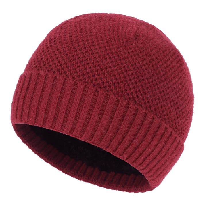 Cross-border Acrylic RPET Beanie with Ear Flaps, Corporate Gift RPET Knitted Hat, Custom Factory