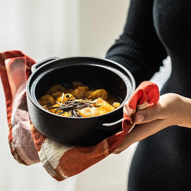 Gru stew pot black lidded double-eared baking bowl ceramic oven baked bird's nest bowl soup cup