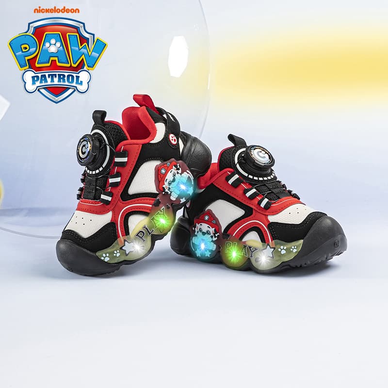 PAW Patrol Fall Sports Shoes 2025 New Boys Cartoon Cool Knob Button Running Shoes Cushioning