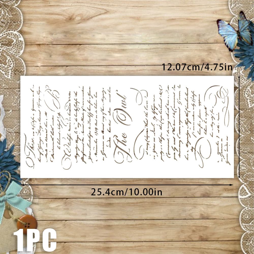 Owl Pattern Painting Template, Hot-selling Hollow-out Template for Card Making, Wall Painting, and Scrapbooking Decoration Stencil