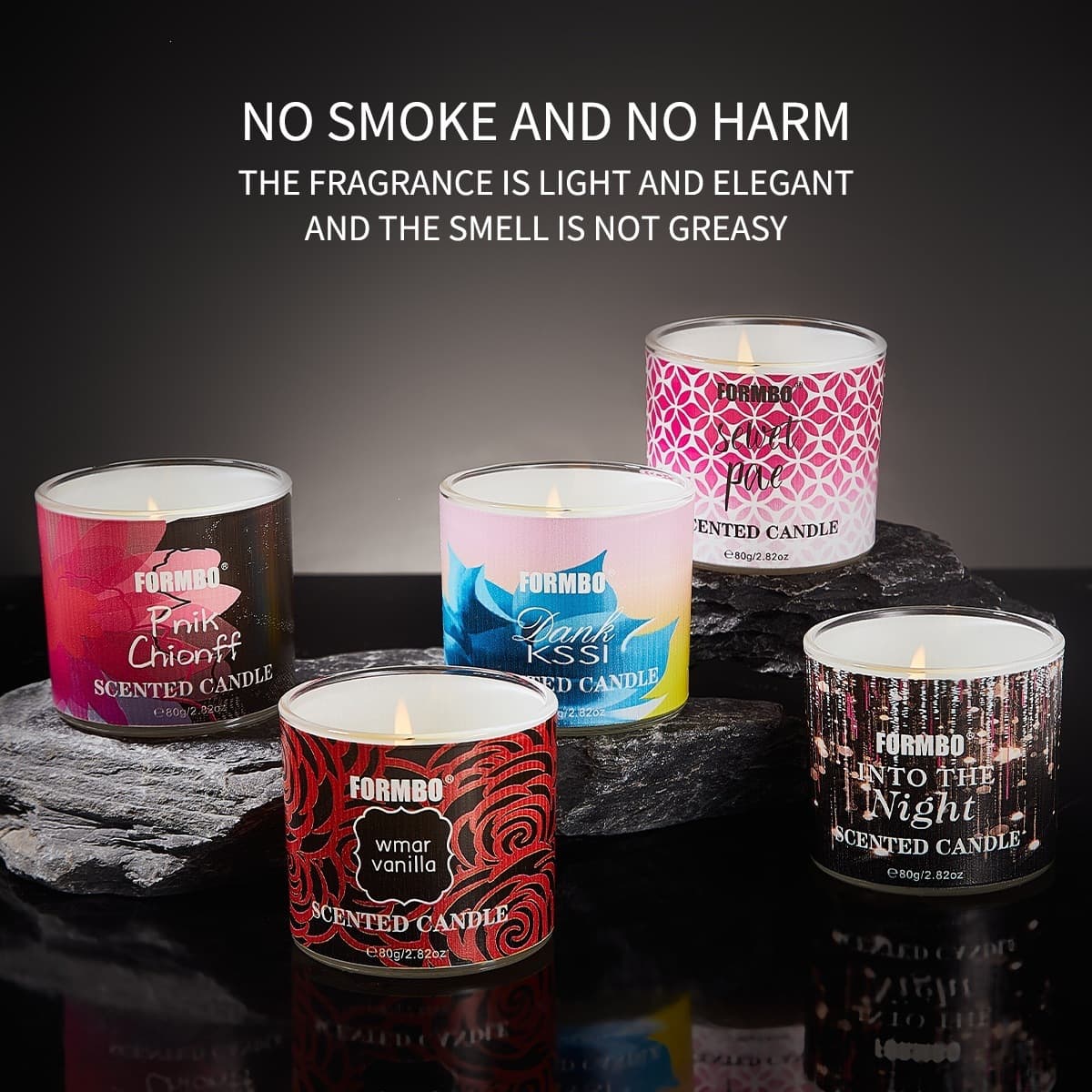 Cross-border TikTok Best-seller European and American Light Luxury Style Candle Jar Scented Candle Long-lasting Subtle Fragrance Trade Factory Wholesale
