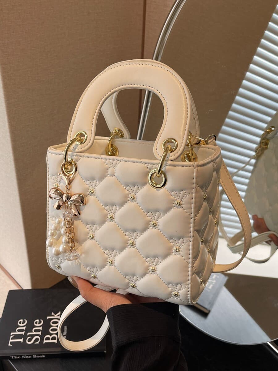 2026 Spring New Lady Dior Bag Women's Casual Handbag Niche Texture Fashion Versatile Shoulder Crossbody Bag