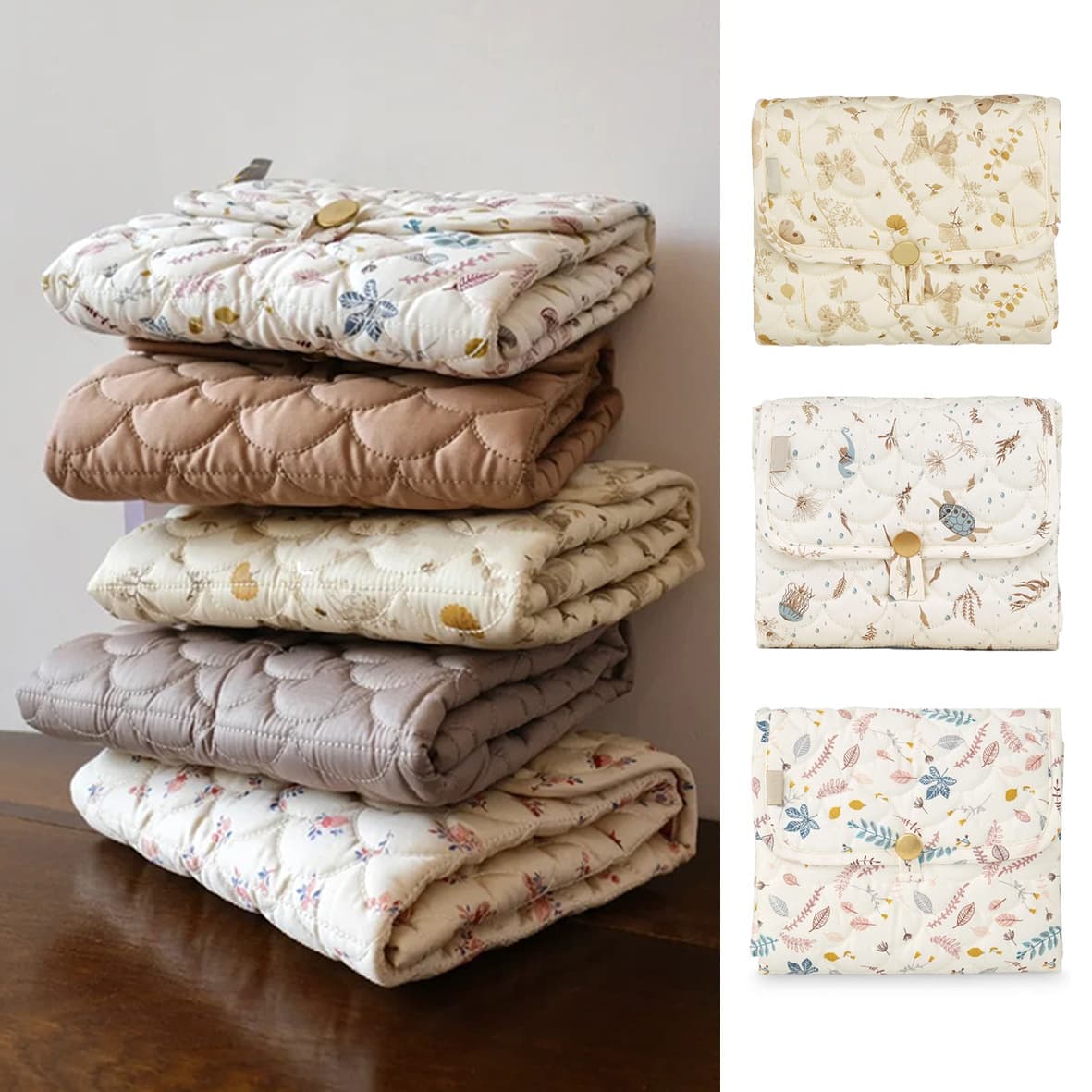 Infant and toddler changing mat mattress is compact and easy to carry. It can be washed in all seasons in 2026. Baby Class A skin-friendly changing mat.