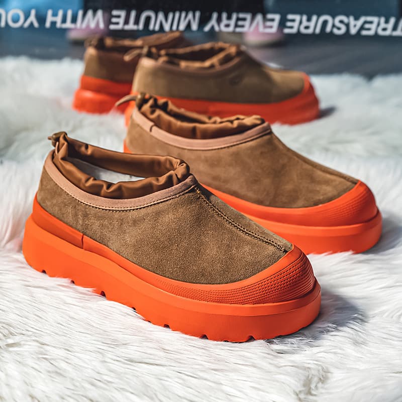Cross-Border Fur-Lined Snow Boots 2023 Winter New Unisex Couple Style Platform Thick Sole Fleece-Lined Extra Warm
