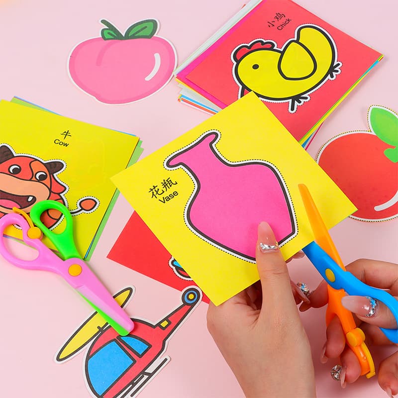 Children's Paper-cut Handmade Kindergarten for 2-7 Years Old Baby Beginner DIY Making Materials Educational Fun Toys