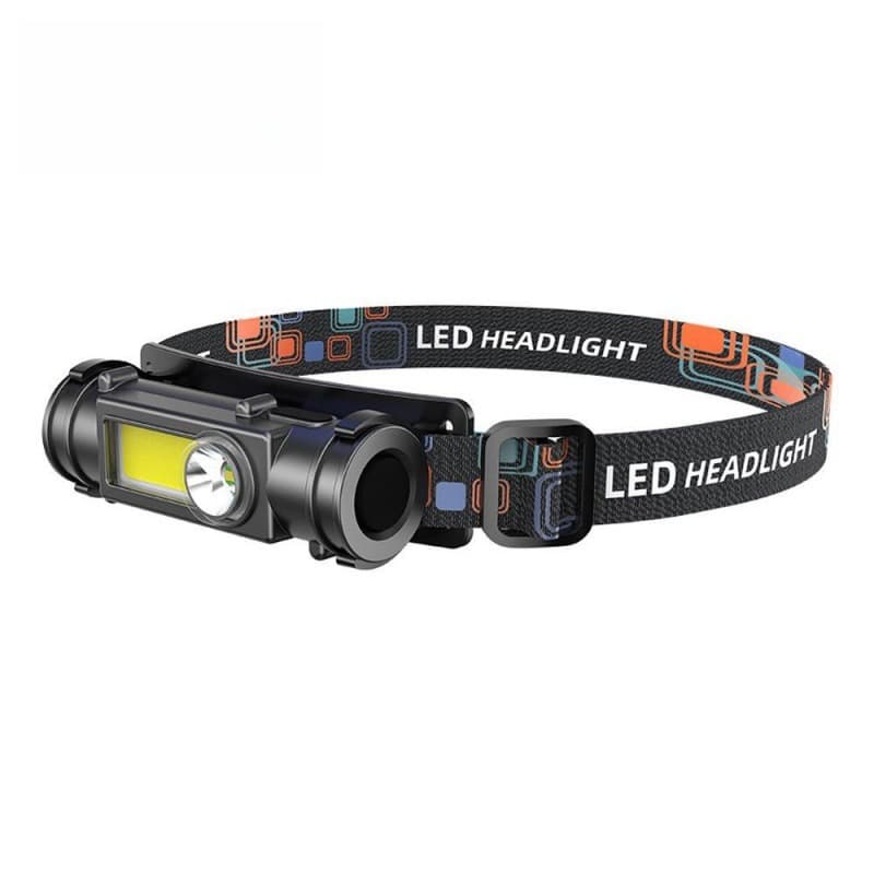 Cross-border New COB Headlamp with Charging, Long-range Outdoor Compact Lightweight Household LED Magnetic Mini Headlamp