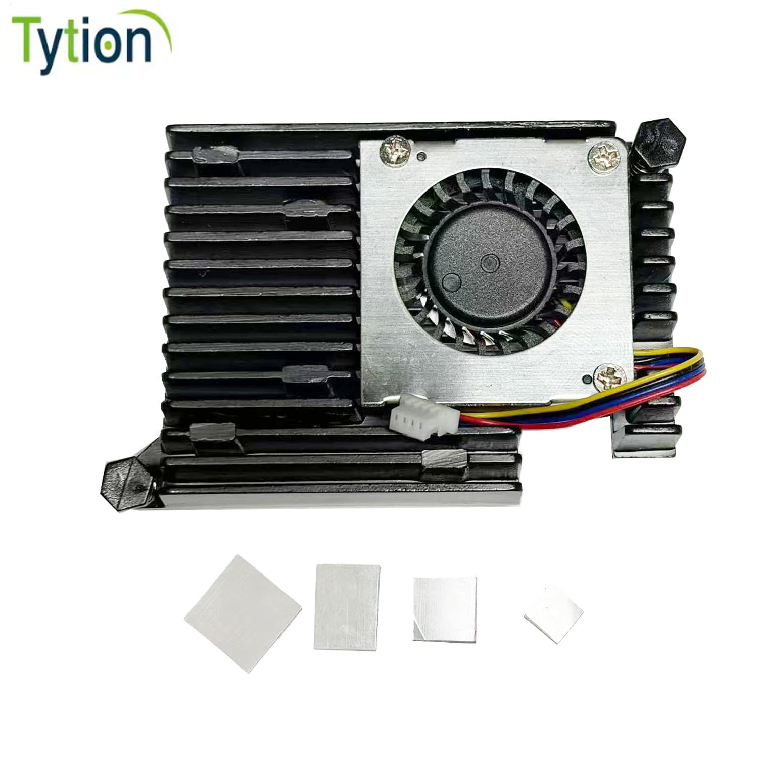 Raspberry Pi 5 blower cooling fan active aluminum cooling radiator PWM temperature control speed regulation low noise