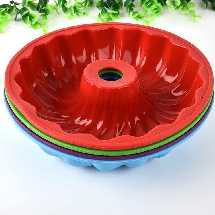 Silicone Cake Mold Kitchen Supplies High Temperature Resistant Hollow Design Baking Tool Pastries Cakes