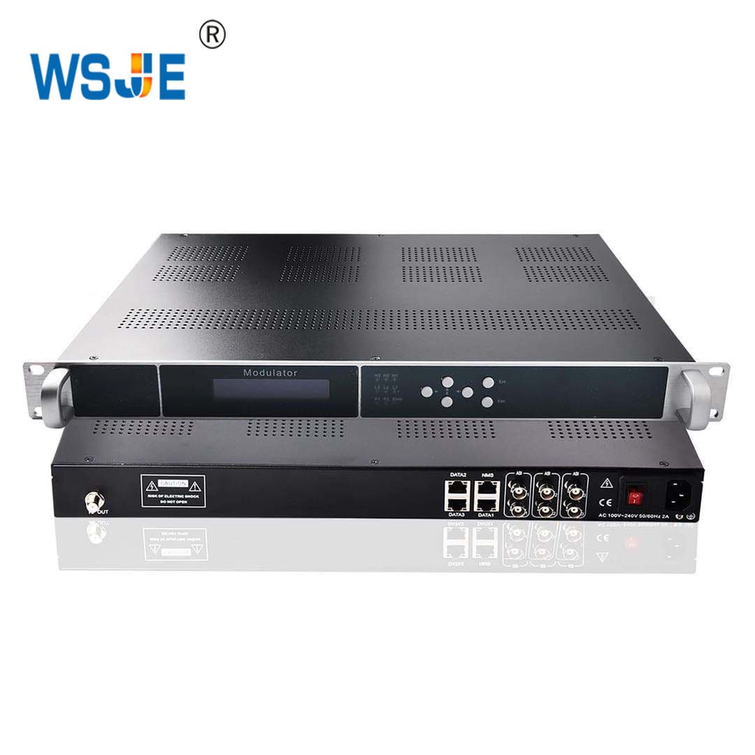 8/12/16/24-Channel IP/ASI to DVB-T/DVB-C/ISDB-T Digital Hotel TV Headend System
