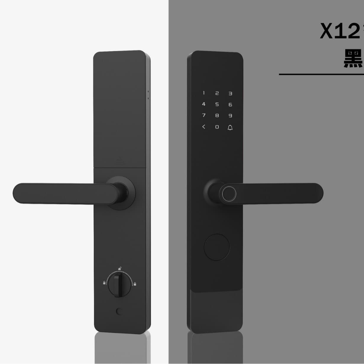 Cross-border OEM processing one-grip fingerprint lock high battery life wooden door apartment home smart lock fingerprint password lock wholesale