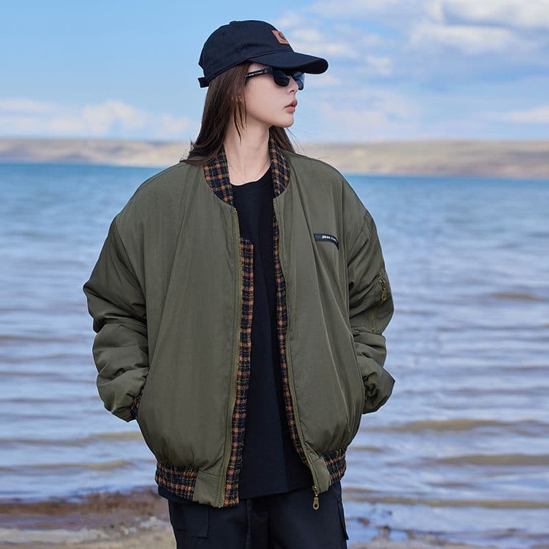 2025 New Cotton Clothes Women's Winter Korean Cotton Jackets American Baseball Uniforms Cotton Clothes Autumn and Winter Little People's Padded Jackets