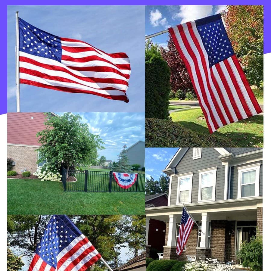 USA Flag No. 2345 Foreign Flag Outdoor Flag for Outdoor and Indoor Decoration, Outdoor Hanging, Foreign Holiday Celebration